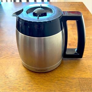 Cuisinart Stainless Steel 10 Cup Thermal Carafe Coffee Pot DGB-600 DGB-650 Black